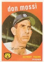 1959 Topps Baseball Cards      302     Don Mossi